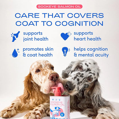 Native Pet The Daily Dog Supplement (90 Scoops) & Salmon Oil for Dogs & Cats (8 Oz.) - 11 in 1 Multivitamin & Pure Omega-3 Fish Oil Supplement for Skin & Coat, Joint, Heart Health & Anti-Inflammatory